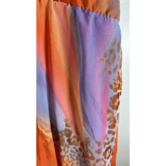 W118 by WALTER BAKER NWT Tropical Leopard JUNGLE Maxi DRESS Woman’s M NWOT - Picture 9 of 16